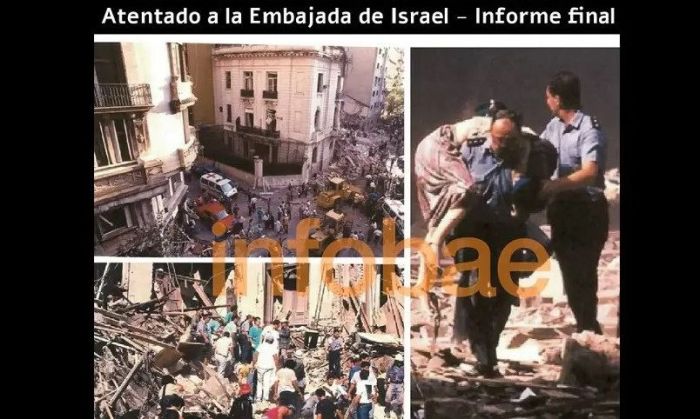 Revelan el informe final del Mossad sobre el ataque terrorista de Irán y Hezbollah a la Embajada de Israel