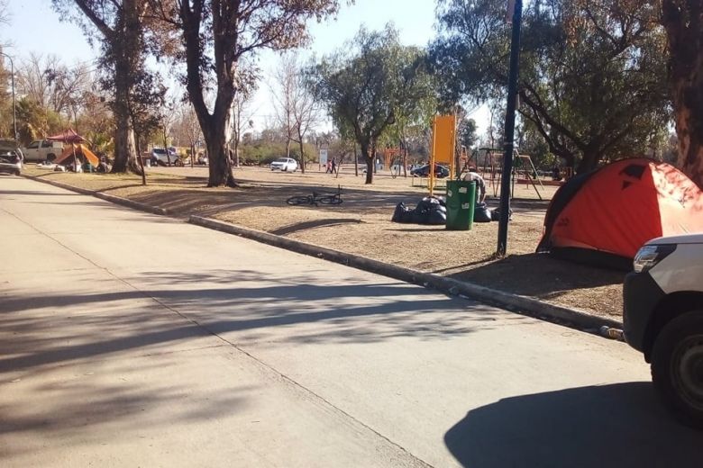 Fuerte operativo de limpieza en el Lago