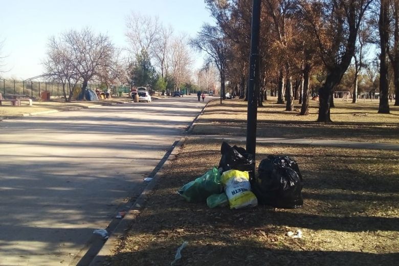 Fuerte operativo de limpieza en el Lago